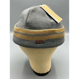 MICHAEL KORS Men's Beanie Hat Grey Cap‎ NWT